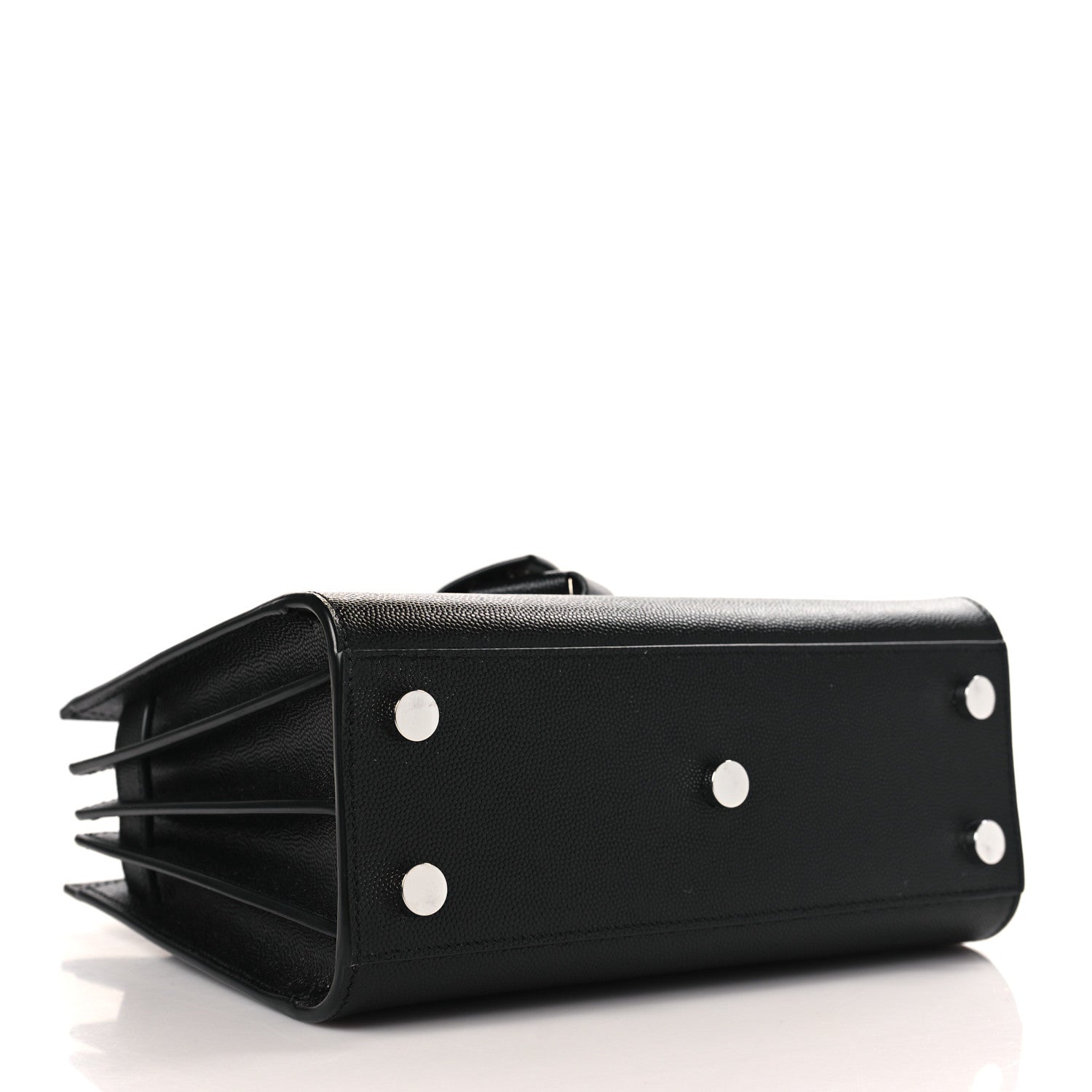 Saint Laurent Grained Calfskin Nano Sac De Jour Black 4 of 8