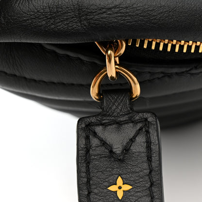 Louis Vuitton Calfskin Quilted New Wave Bumbag Black 10 of 12