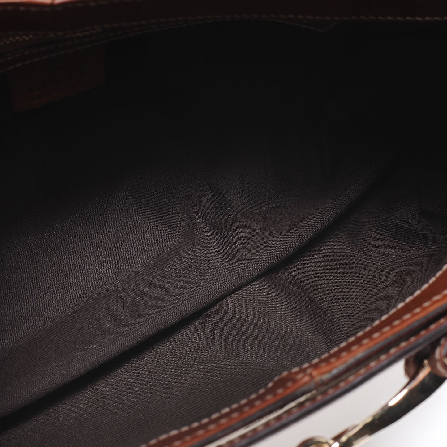 Monogram Medium Horsebit Hobo Brown