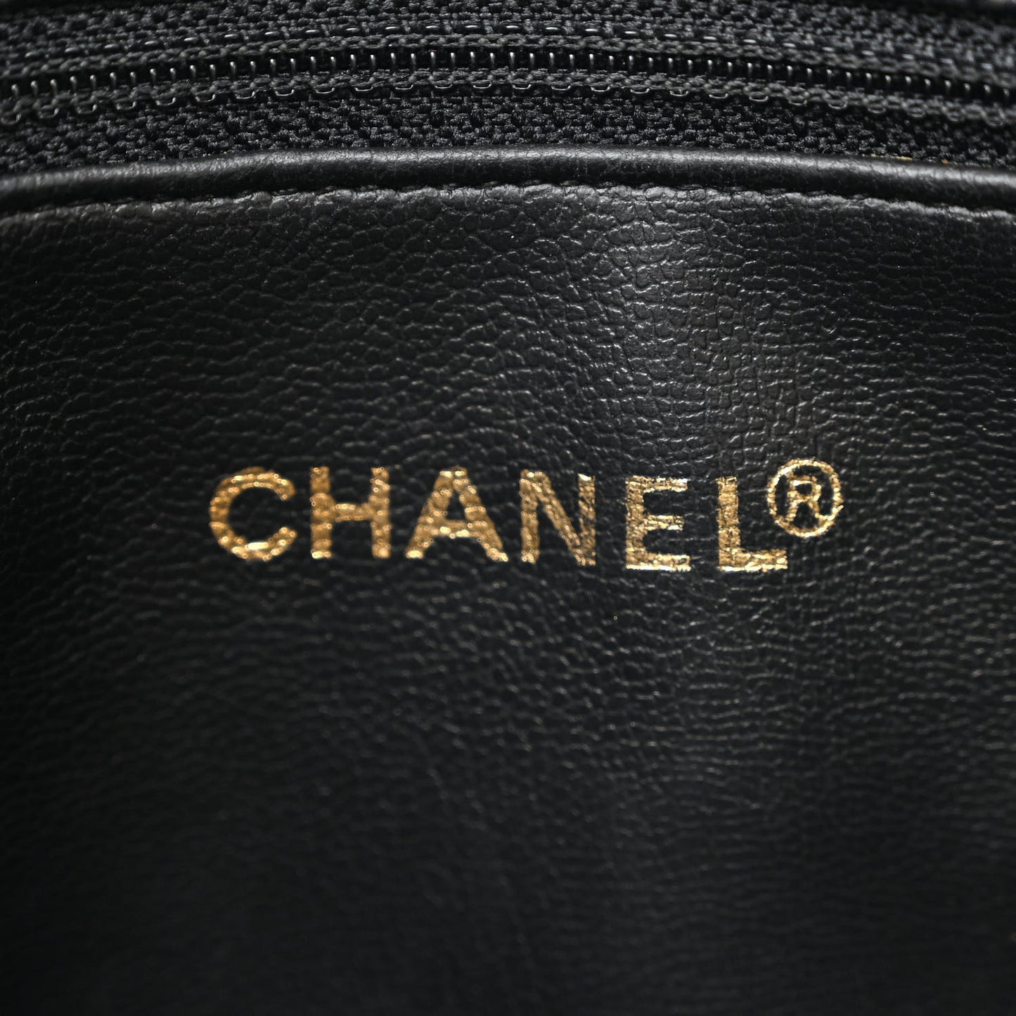 Caviar Flap Shoulder Bag Black