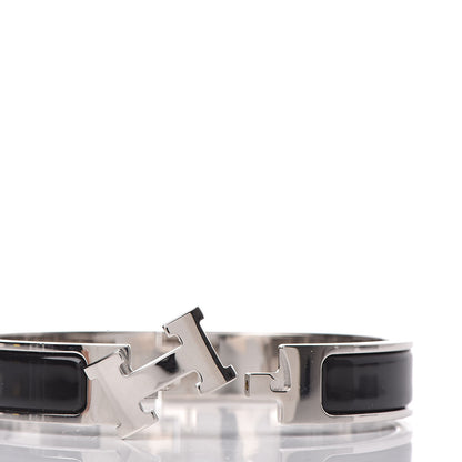 Hermes Enamel Narrow Clic Clac H Bracelet GM Black 5 of 5