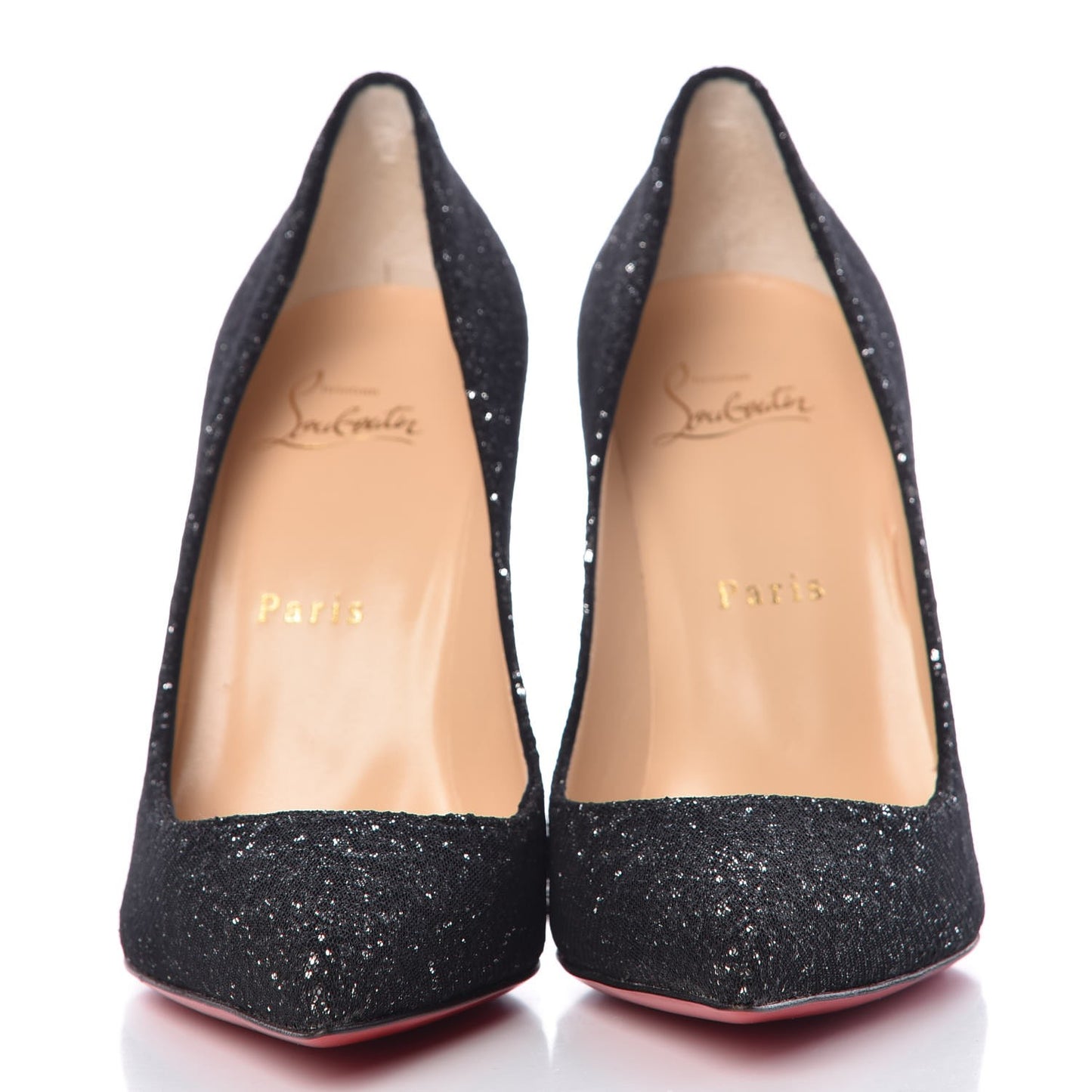 Glitter Resille Pigalle Follies 100 Pumps 37.5 Black