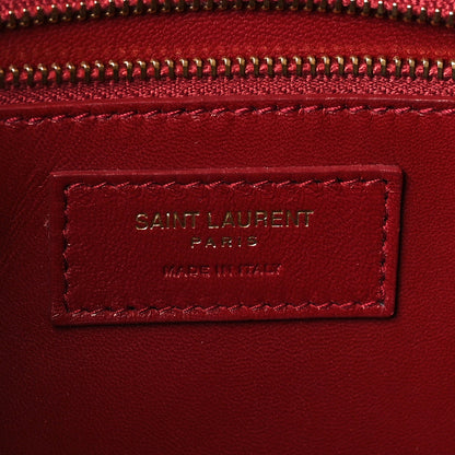 Saint Laurent Smooth Calfskin Carre Satchel Opyum Red 6 of 11