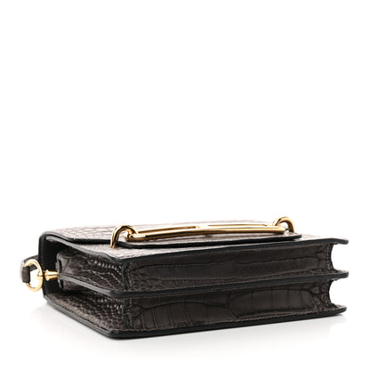 Hermes Matte Alligator Mini Sac Roulis Graphite 4 of 15