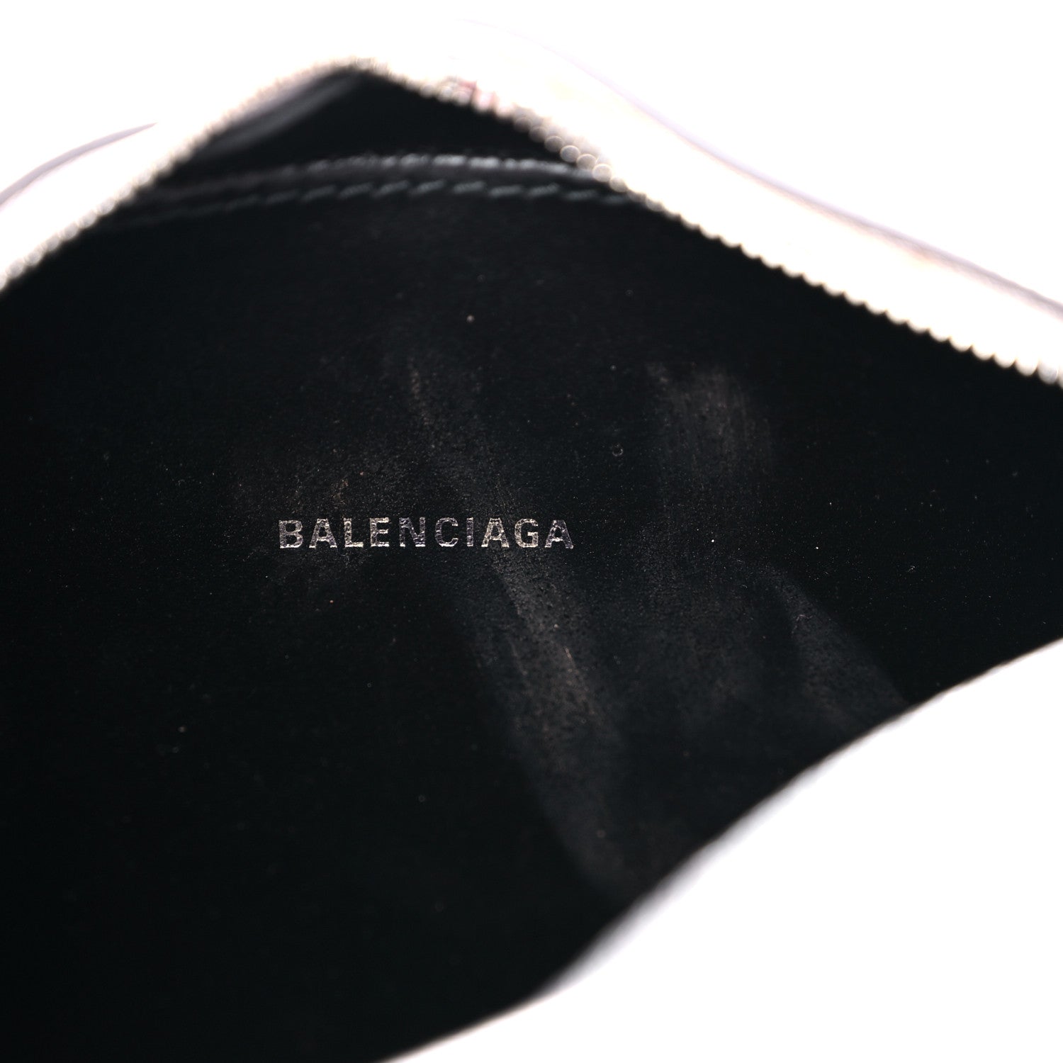 Balenciaga Metallic Goatskin Logo XS Everyday Camera Bag Argent Black 6 of 8