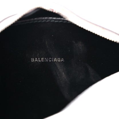 Balenciaga Metallic Goatskin Logo XS Everyday Camera Bag Argent Black 6 of 8