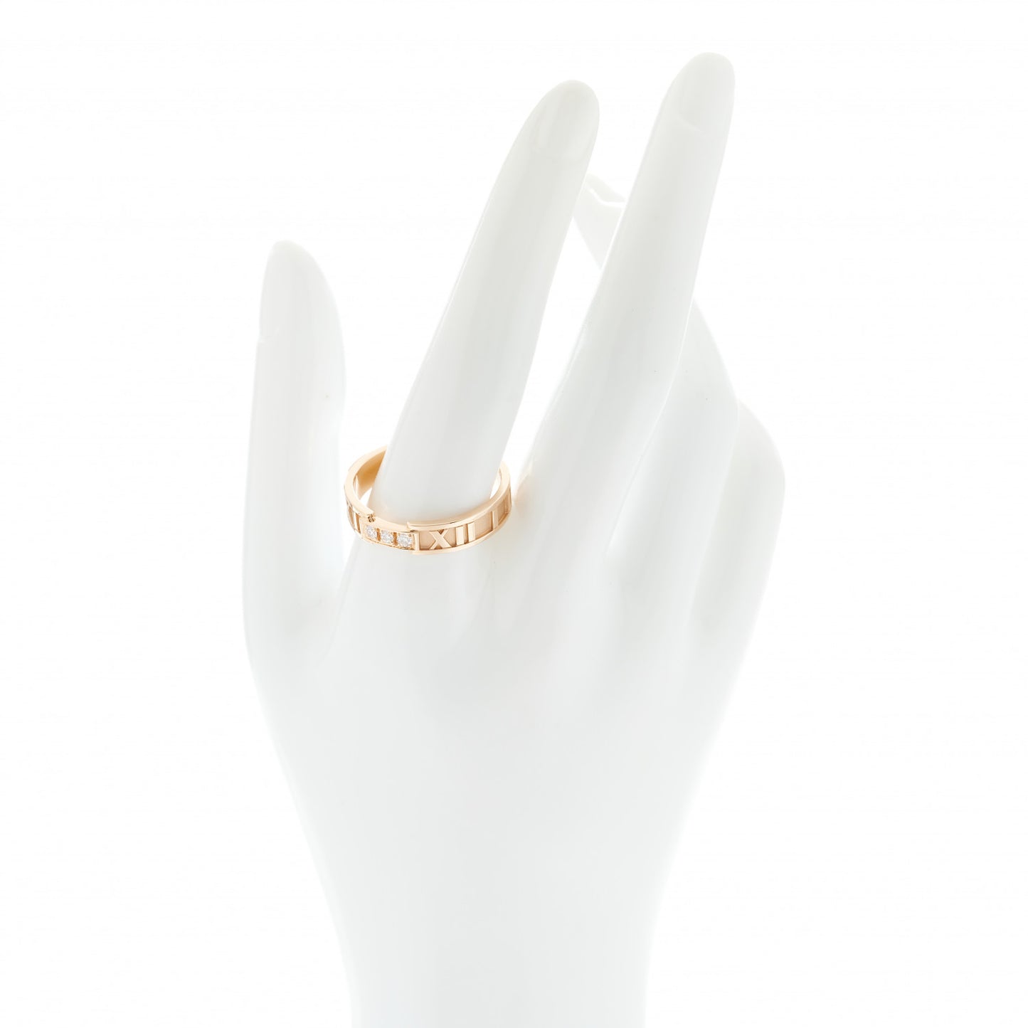 18K Rose Gold Diamond Atlas Ring 67 12