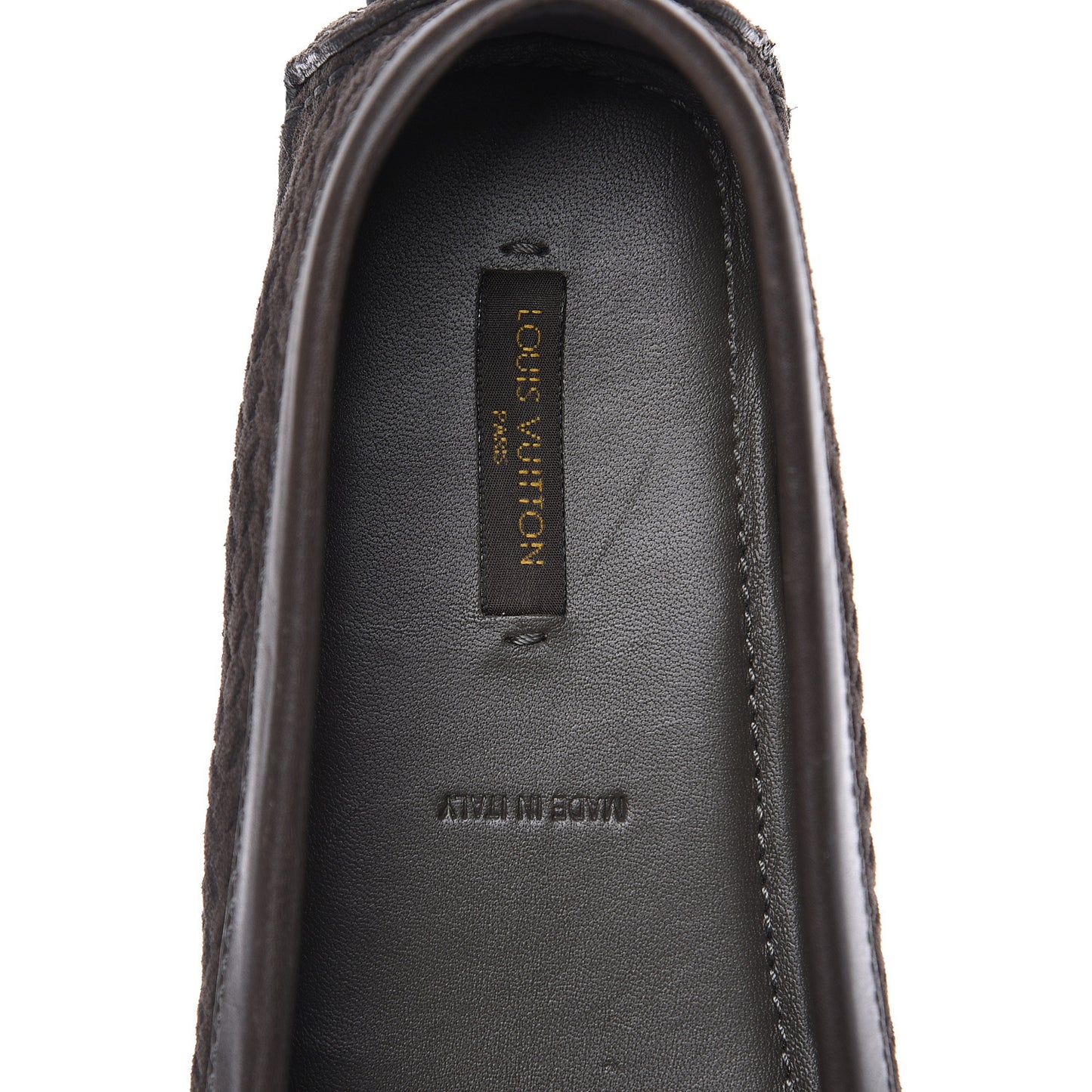 Woven Suede Oxford Loafers 40 Brown