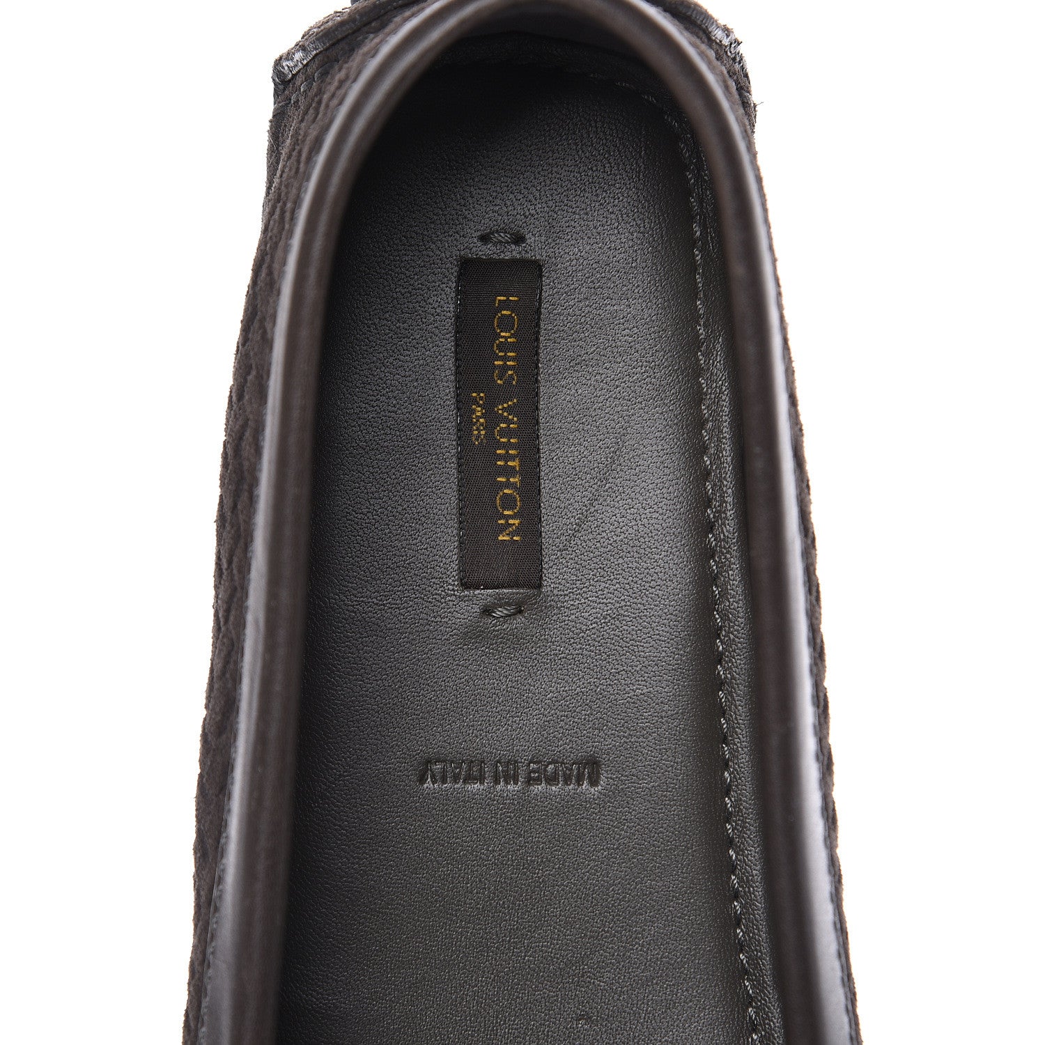 Louis Vuitton Woven Suede Oxford Loafers 40 Brown 6 of 9