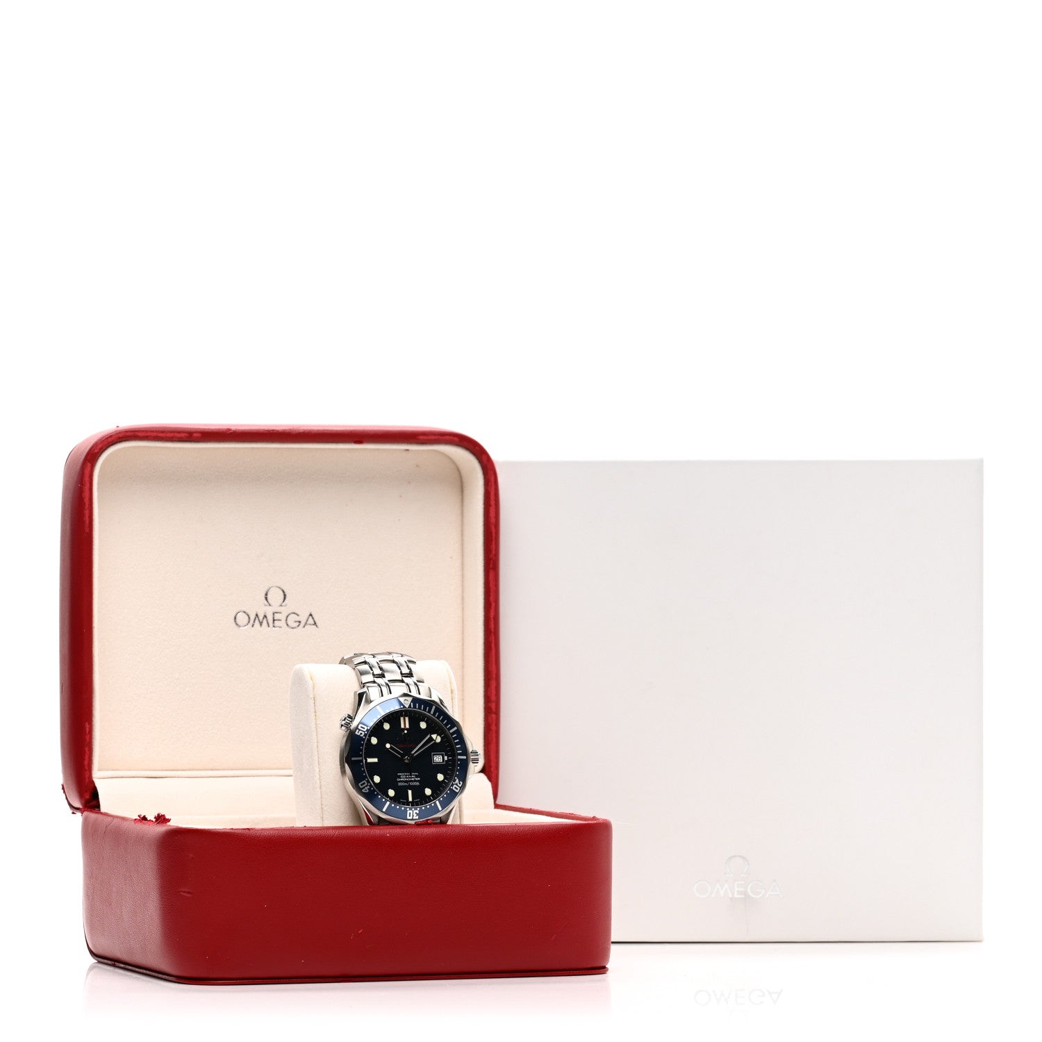 Omega Stainless Steel 41mm Seamaster Diver 300M Co-Axial Automatic Watch Blue 2220.80.00 5 of 5