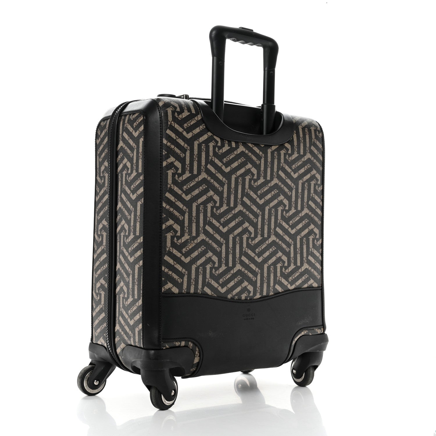 Gucci GG Supreme Monogram Caleido Carry On Trolley Black 2 of 14