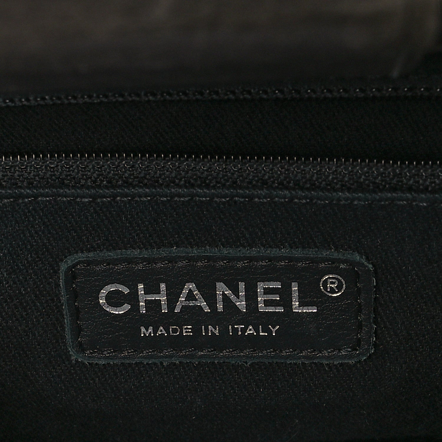 Chanel Glazed Calfskin Quilted Small CC Delivery Tote Grey 6 of 11