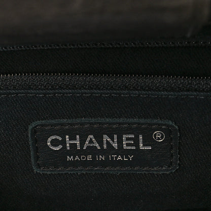 Chanel Glazed Calfskin Quilted Small CC Delivery Tote Grey 6 of 11