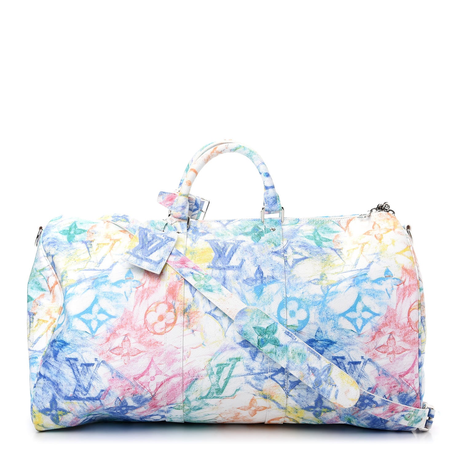 Louis Vuitton Monogram Pastel Colors Keepall Bandouliere 50 Multicolor 1 of 8