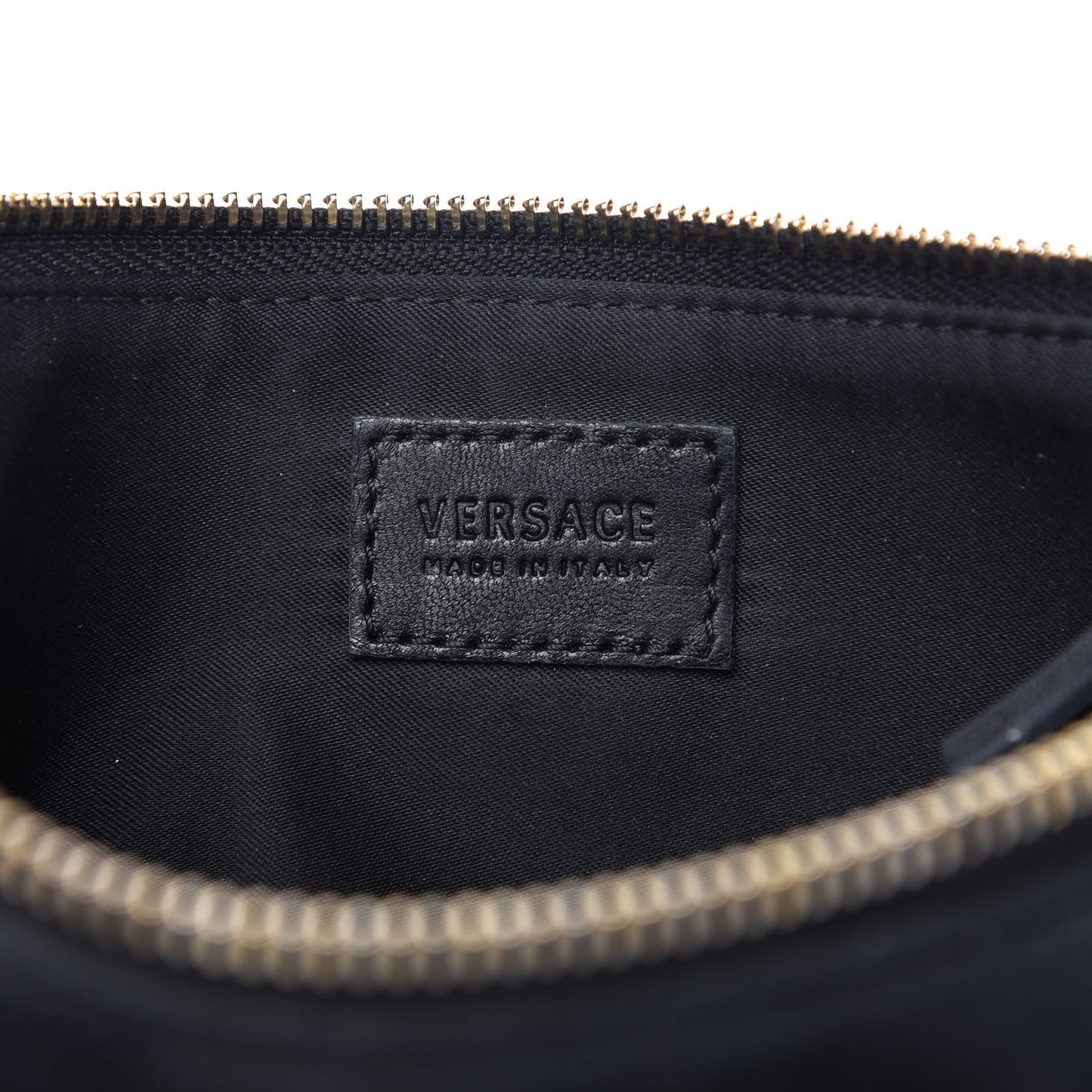 Calfskin Palazzo Fringe Crossbody Bag Black