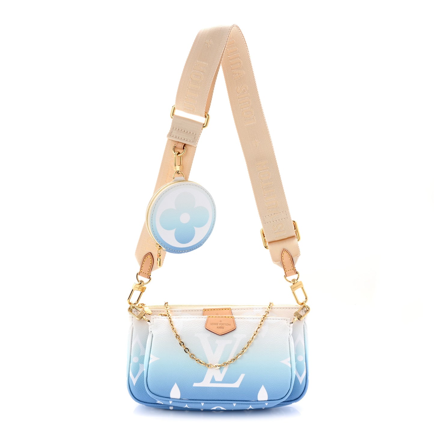 Monogram Giant By The Pool Multi Pochette Accessories Blue