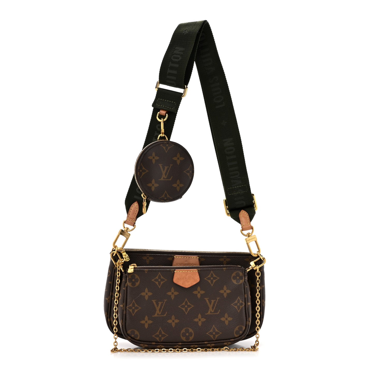 Monogram Multi Pochette Accessories Kaki