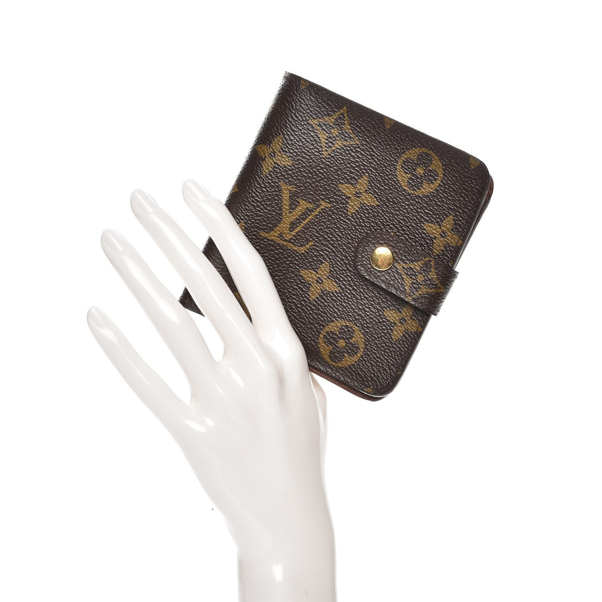 Monogram Compact Zippe Zipped Wallet