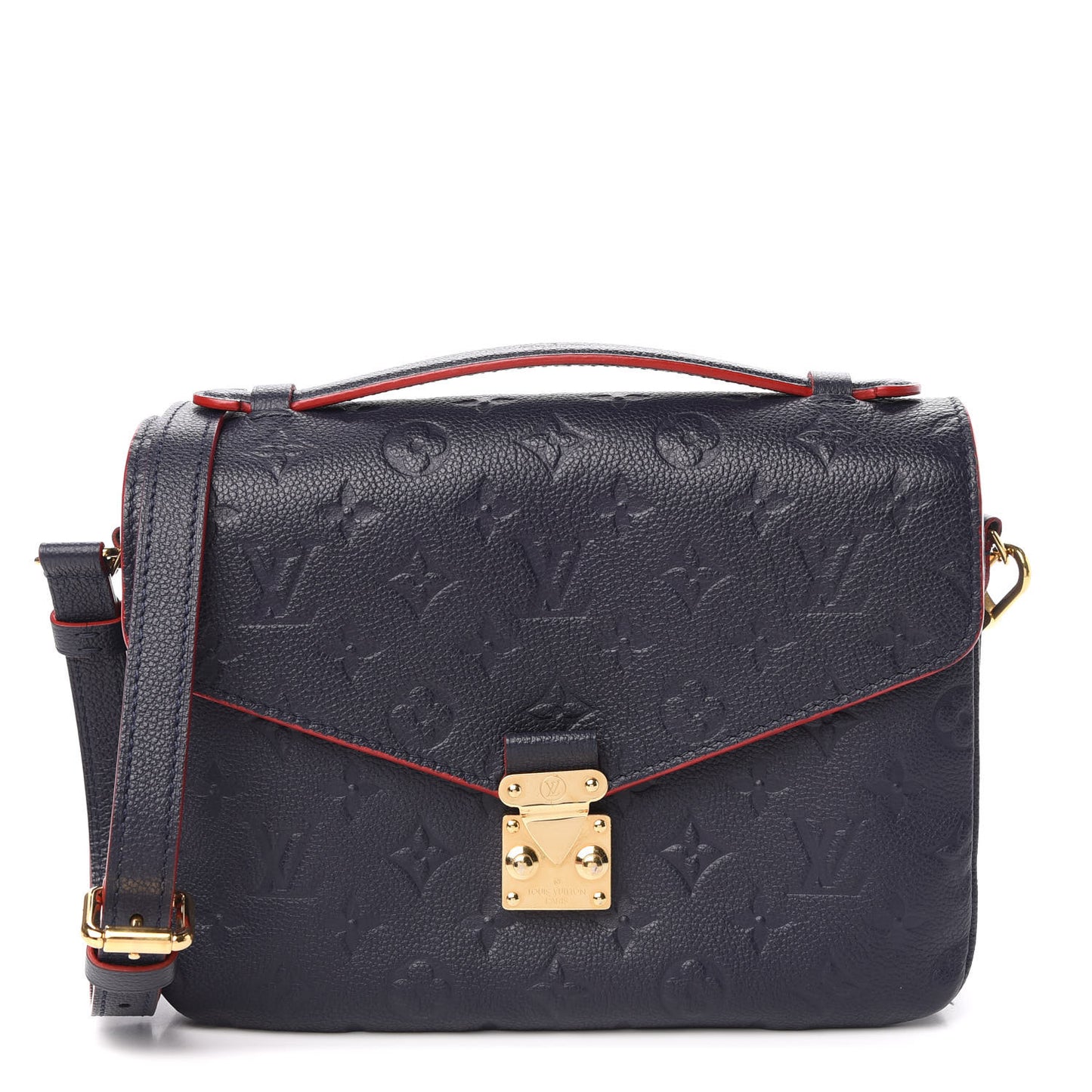 Empreinte Pochette Metis Marine Rouge