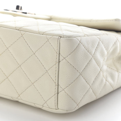 Chanel Caviar Quilted Maxi Single Flap White 8 of 8