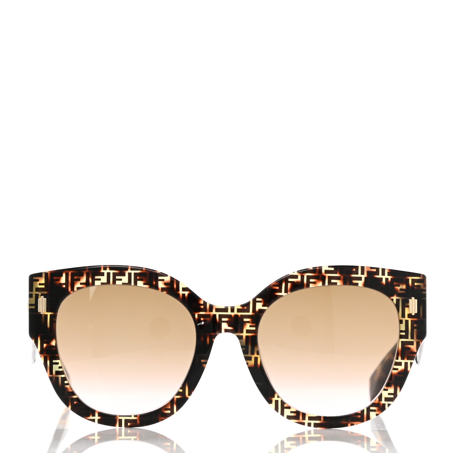 Fendi Acetate All Over FF Sunglasses FF 0452/F/S Tortoise 2 of 7