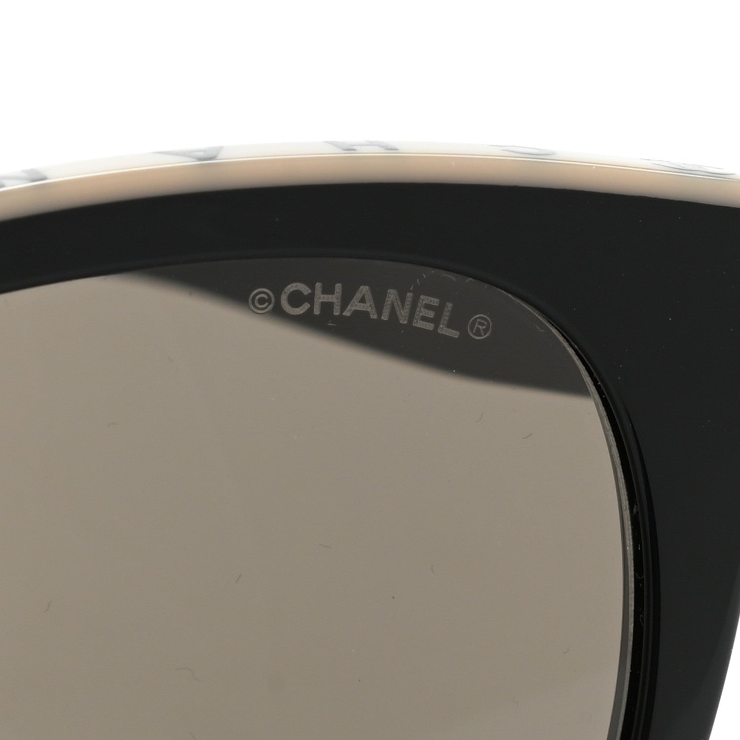 Chanel Acetate CC Butterfly Sunglasses 5414 Black Beige 7 of 8
