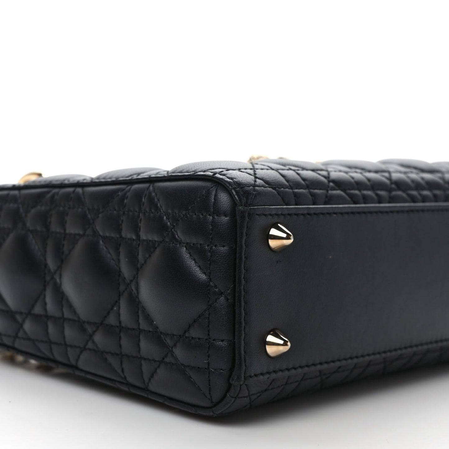 Lambskin Cannage Small My ABCDior Lady Dior Black