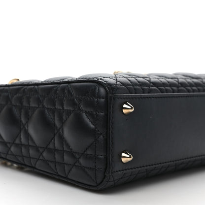 Christian Dior Lambskin Cannage Small My ABCDior Lady Dior Black 7 of 8