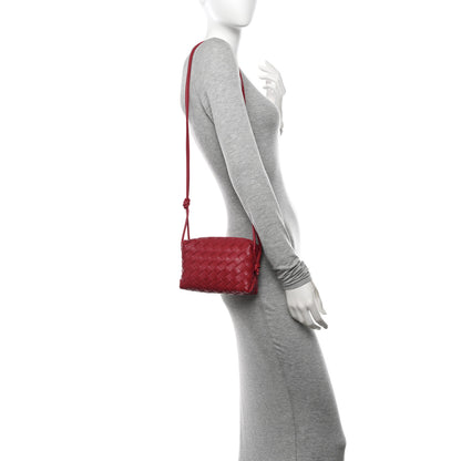 Bottega Veneta Nappa Intrecciato Mini Loop Camera Bag Apple Candy 2 of 9