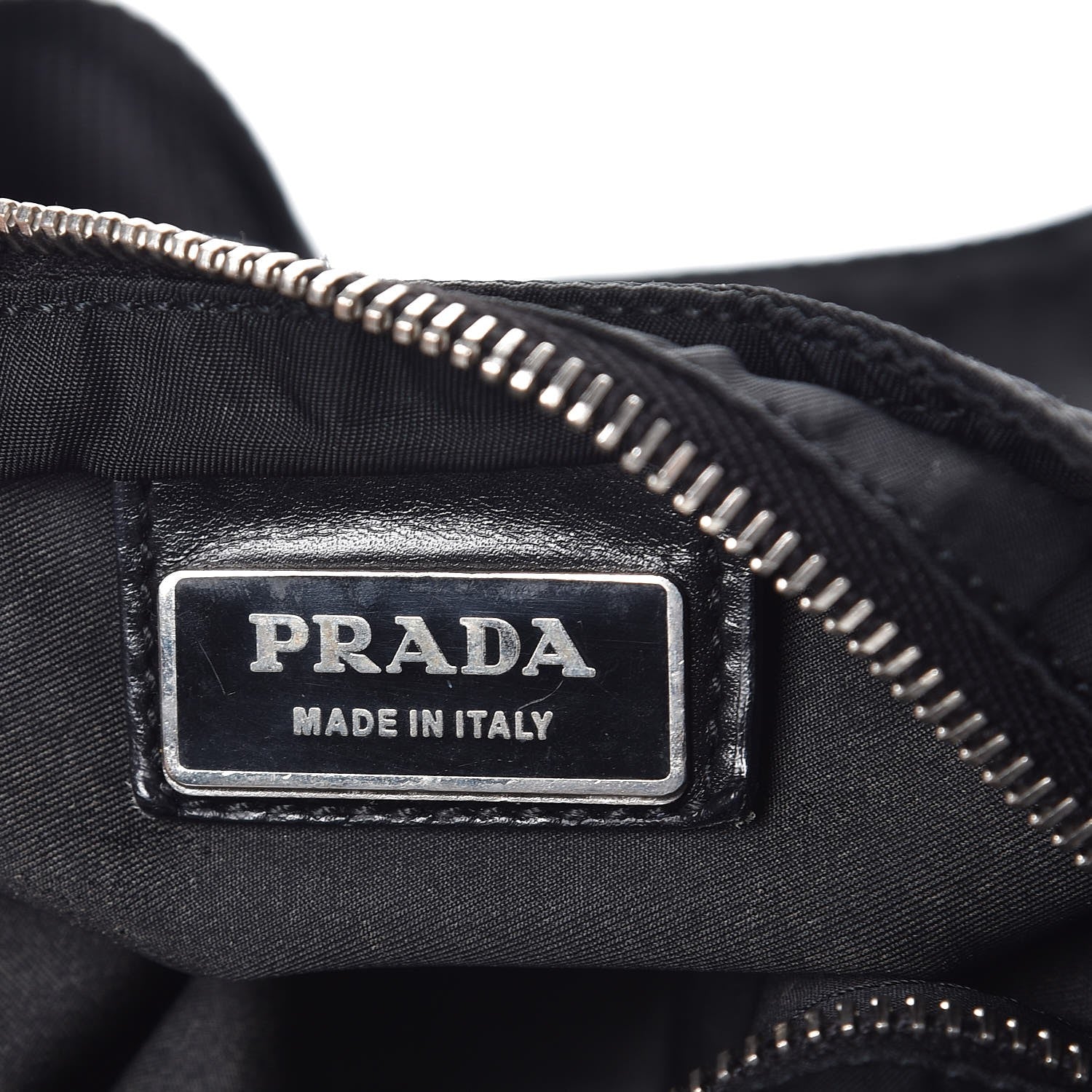Prada Nylon Flat Messenger Bag Black 6 of 7