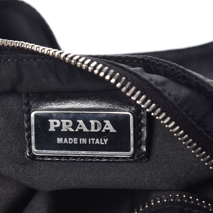 Prada Nylon Flat Messenger Bag Black 6 of 7