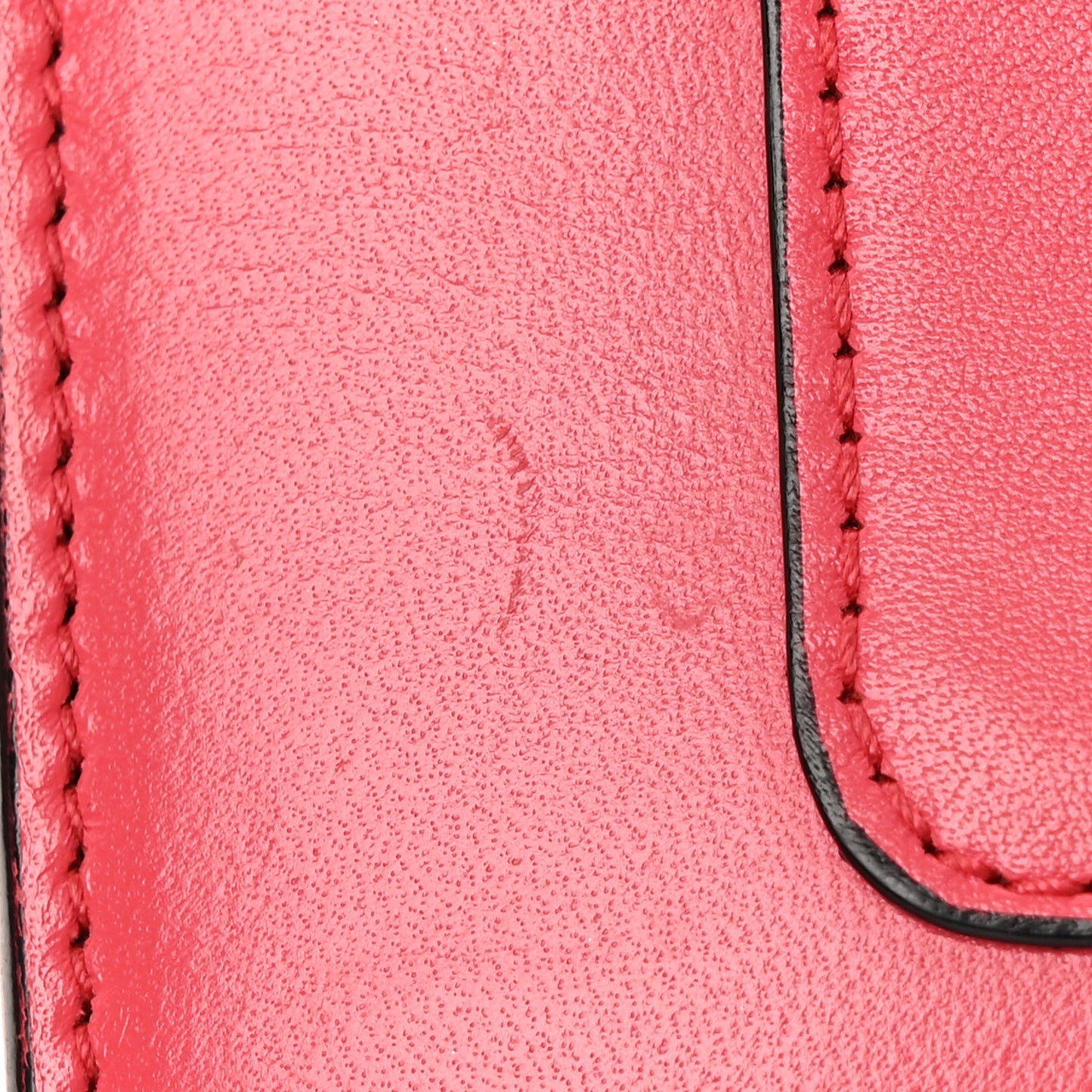 Calfskin Serpenti Forever Chain Wallet Reef Coral