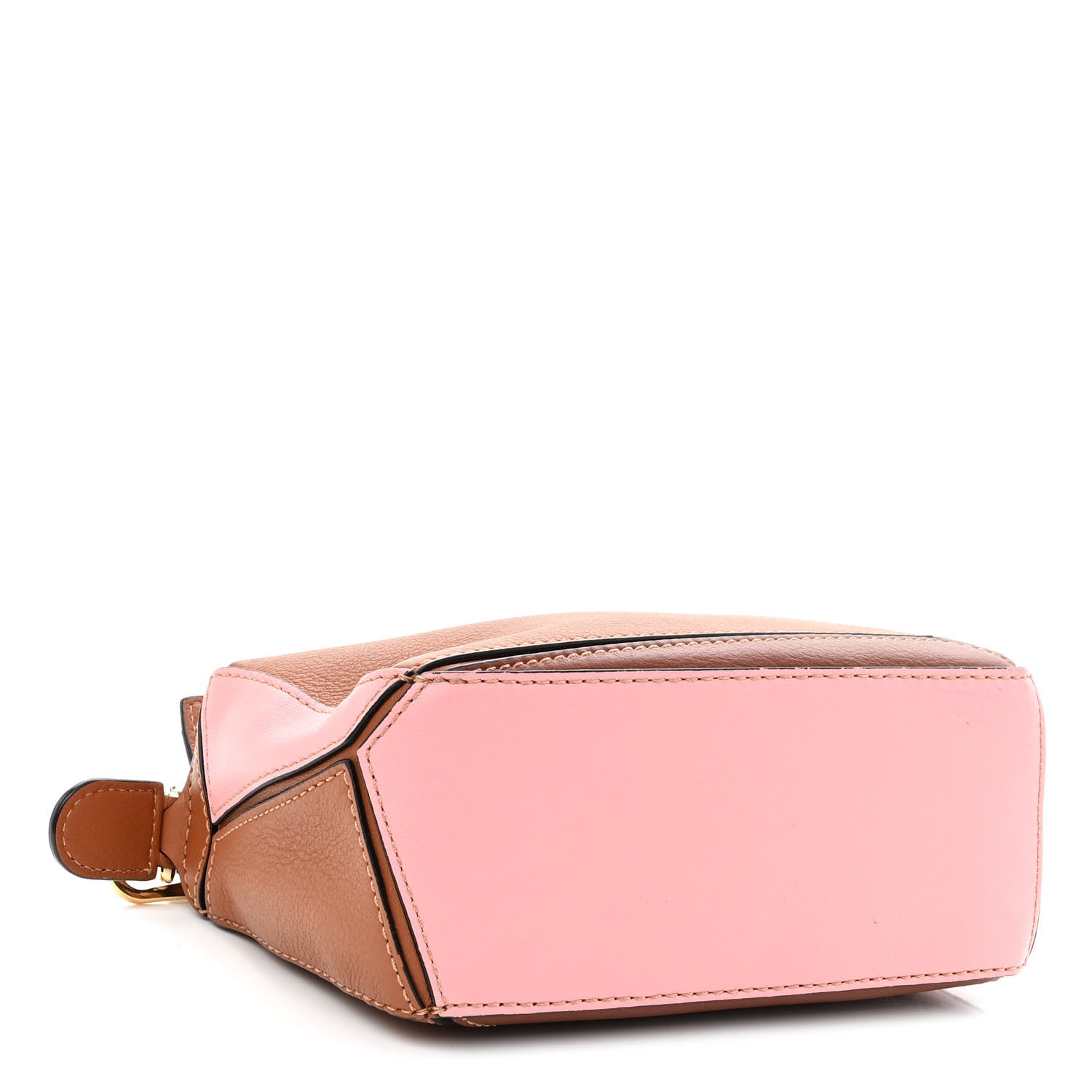 Loewe Calfskin Mini Puzzle Bag Tan Medium Pink 4 of 11