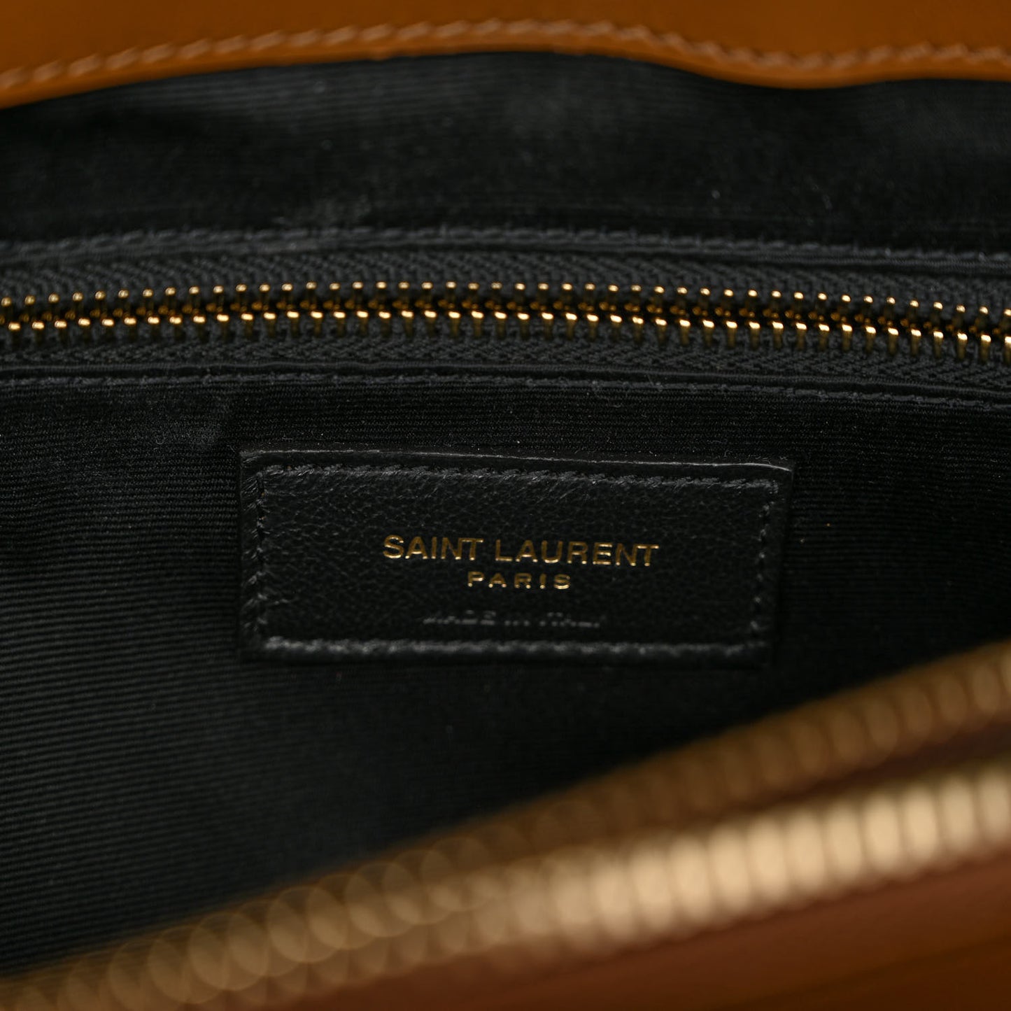 Calfskin Y Quilted Monogram Medium Loulou Chain Satchel Dark Natural