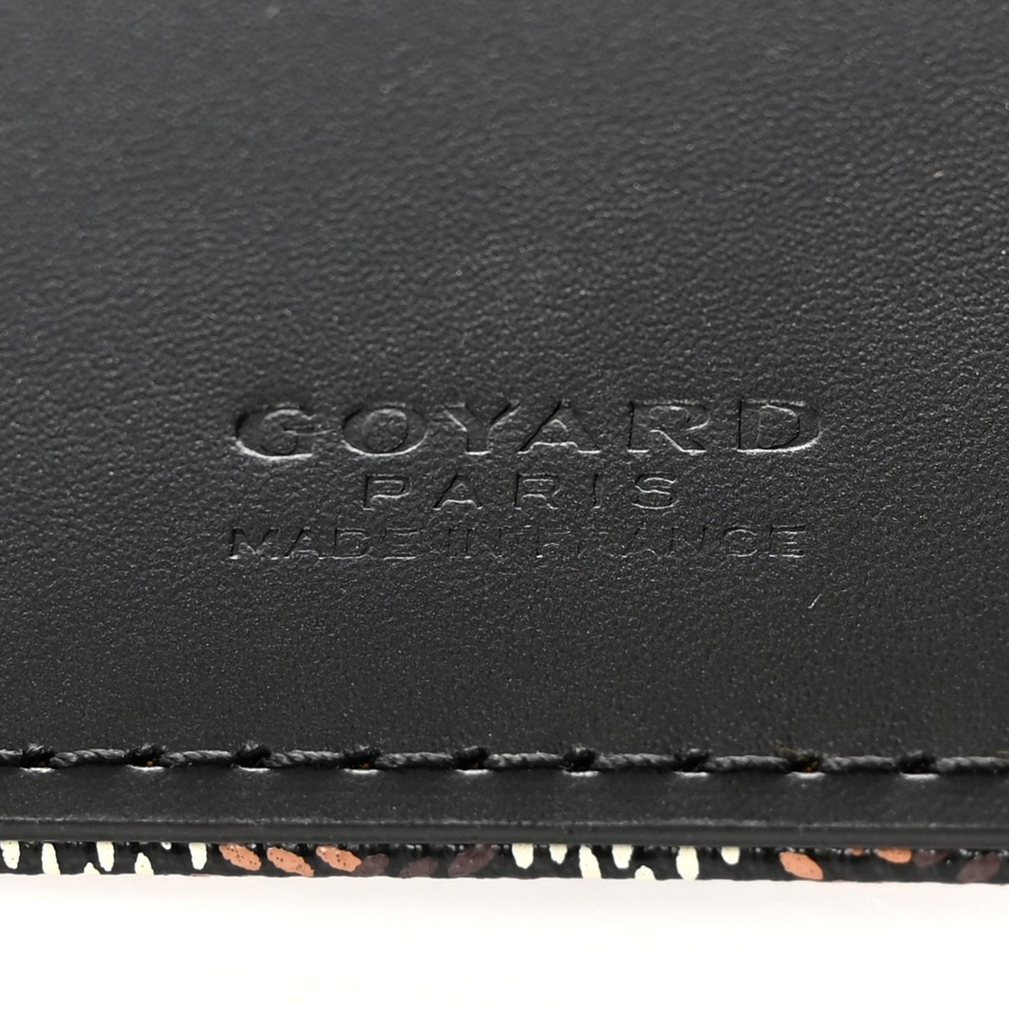 Goyardine Agenda Cover Black