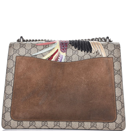 Gucci GG Supreme Monogram Embroidered Medium Dionysus Shoulder Bag Taupe 9 of 9