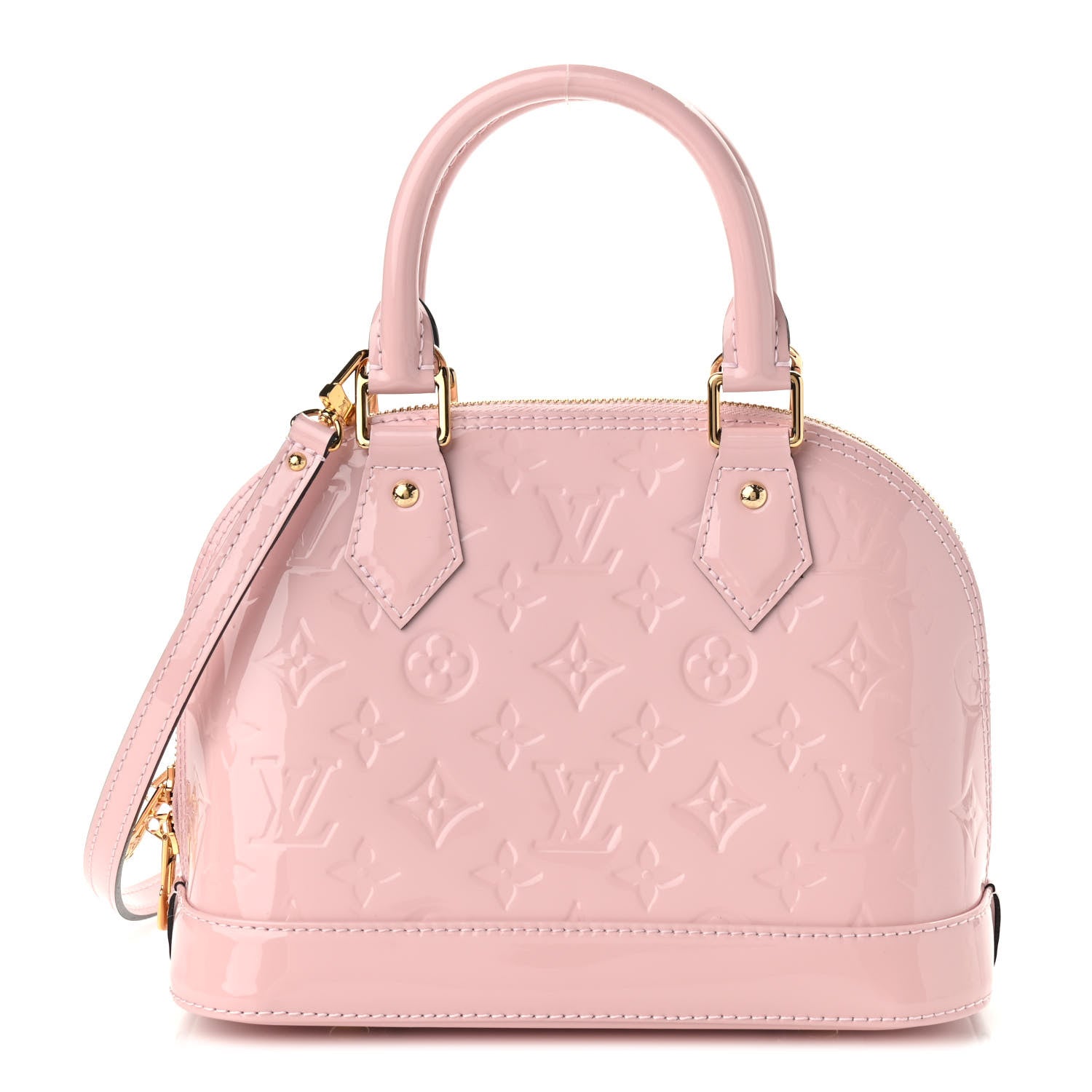 Louis Vuitton Vernis Alma BB Rose Ballerine 1 of 8