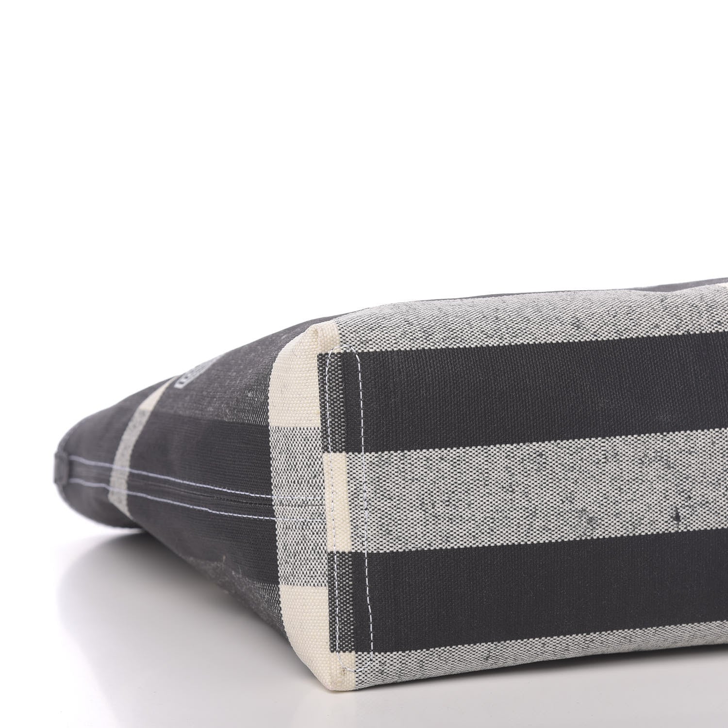 Burberry Coated Canvas Mega Check Medium Doodle Tote Black White 8 of 13