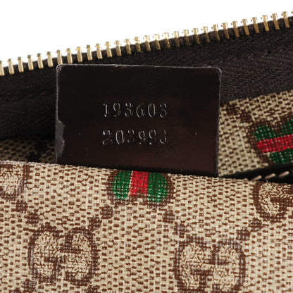 Gucci GG Plus Monogram Hearts Medium Joy Boston Dark Brown 7 of 7