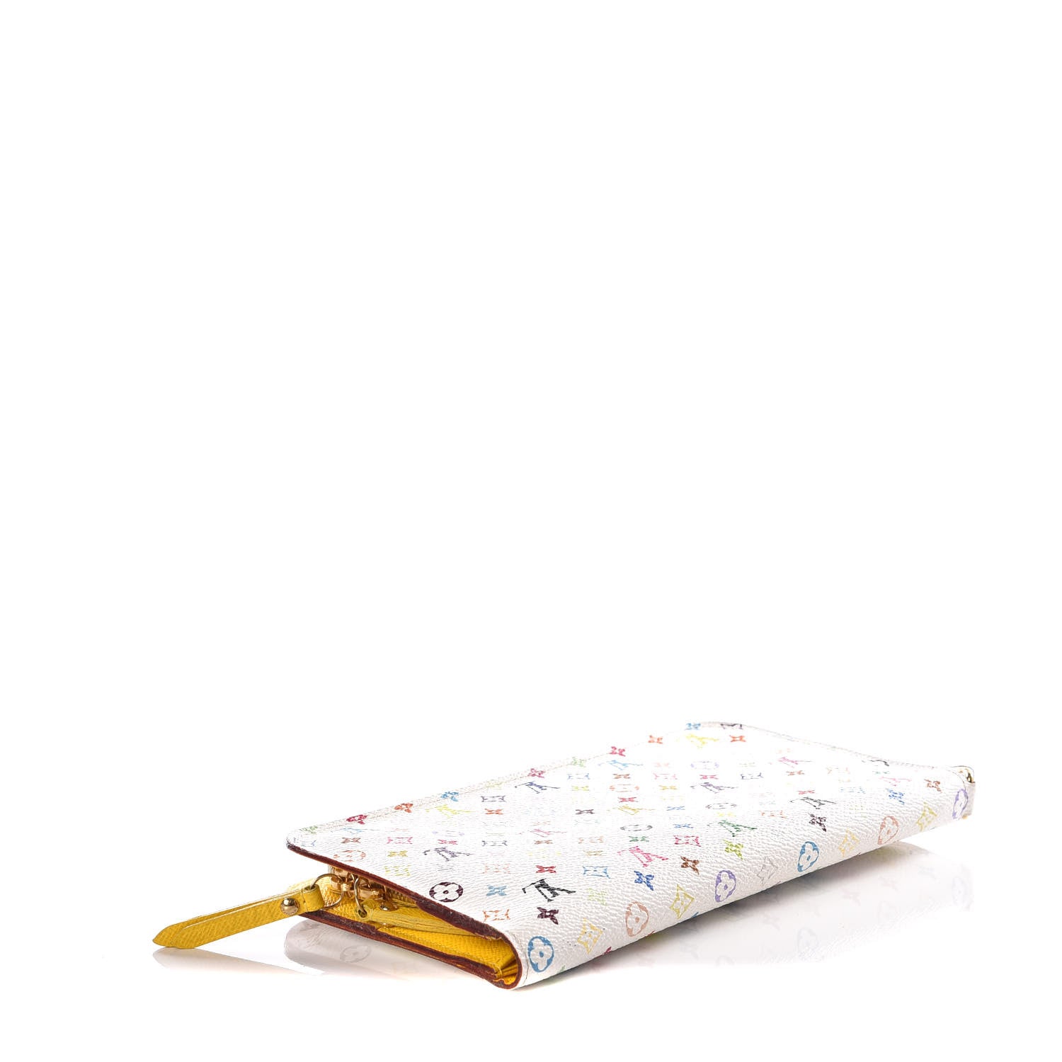 Louis Vuitton Monogram Multicolor Insolite Wallet White Citron 3 of 9