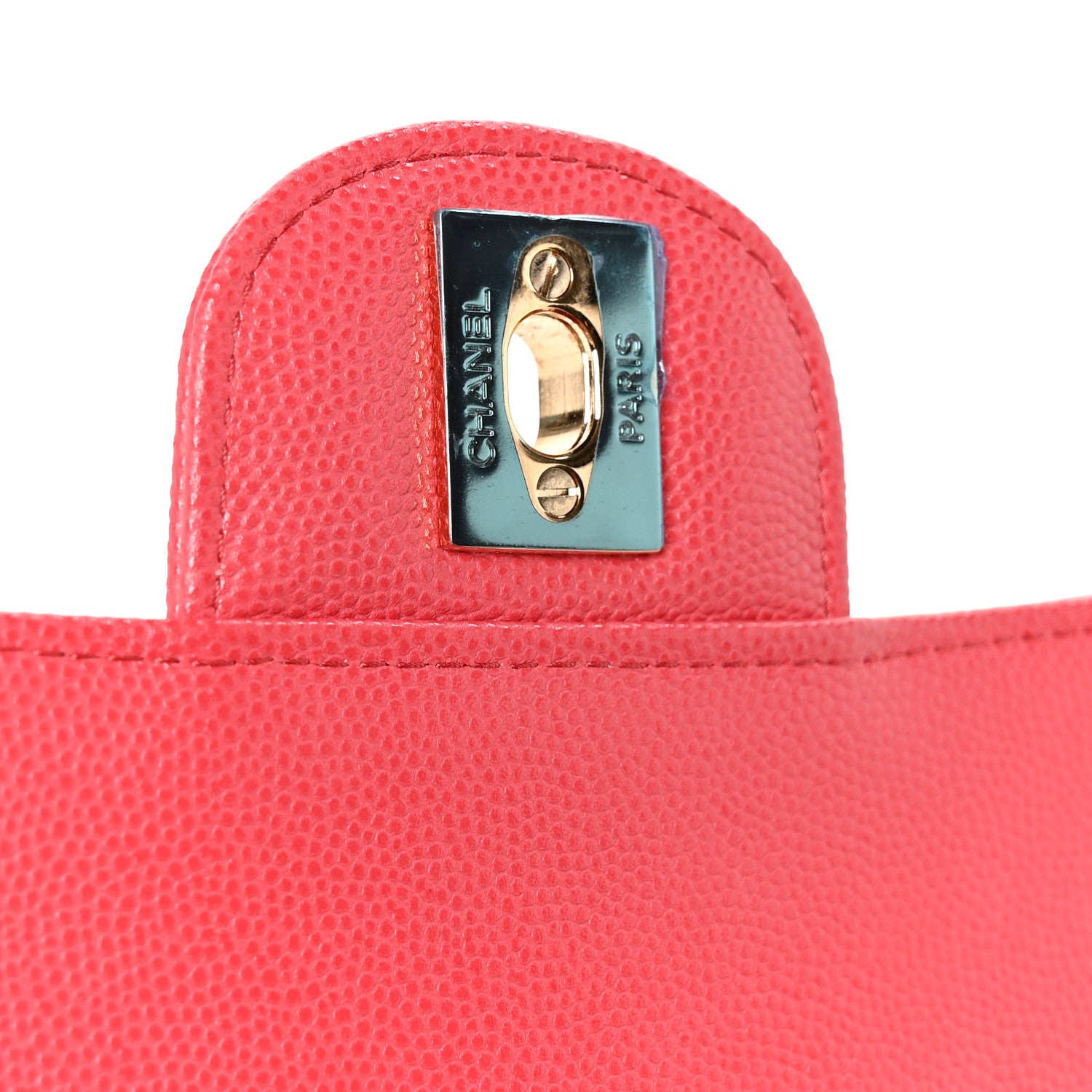 Chanel Caviar Quilted Mini Square Flap Pink 7 of 12