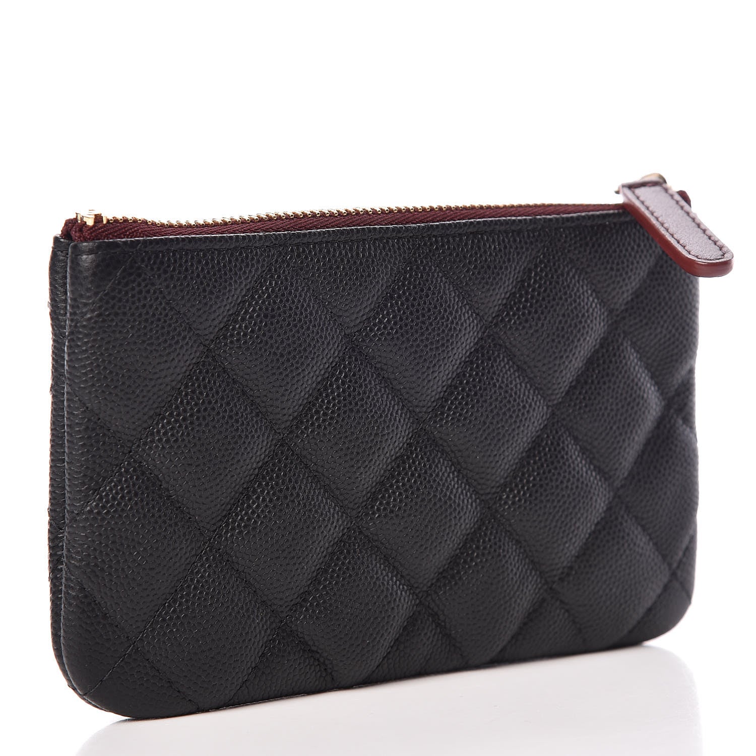 Chanel Caviar Quilted Small Cosmetic Case Black 3 of 10