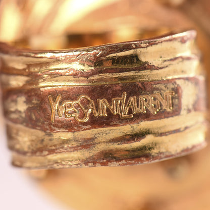 Saint Laurent Spiral Ring 7 Gold 4 of 5