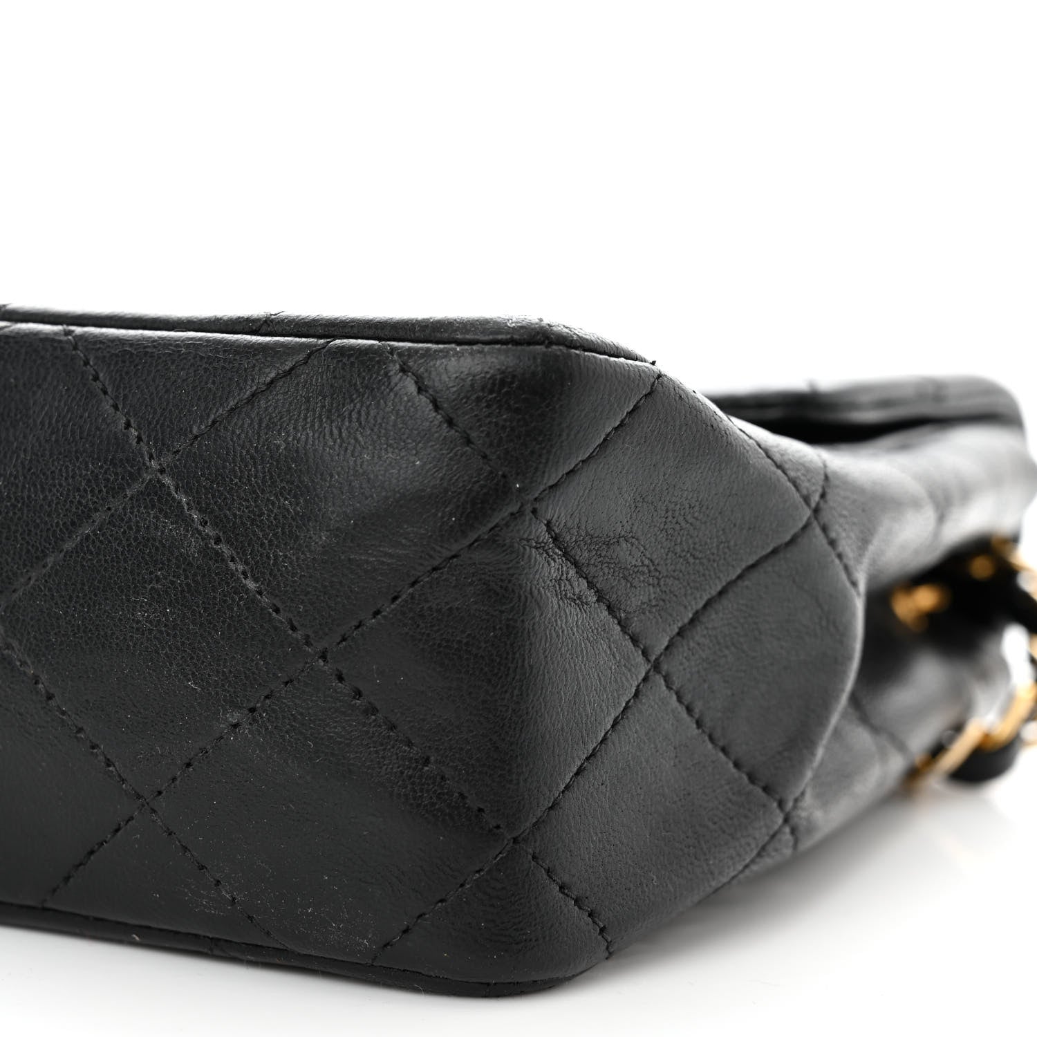 Chanel Lambskin Quilted Small Single Flap Bag Black 11 of 12