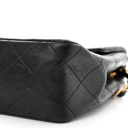 Chanel Lambskin Quilted Small Single Flap Bag Black 11 of 12