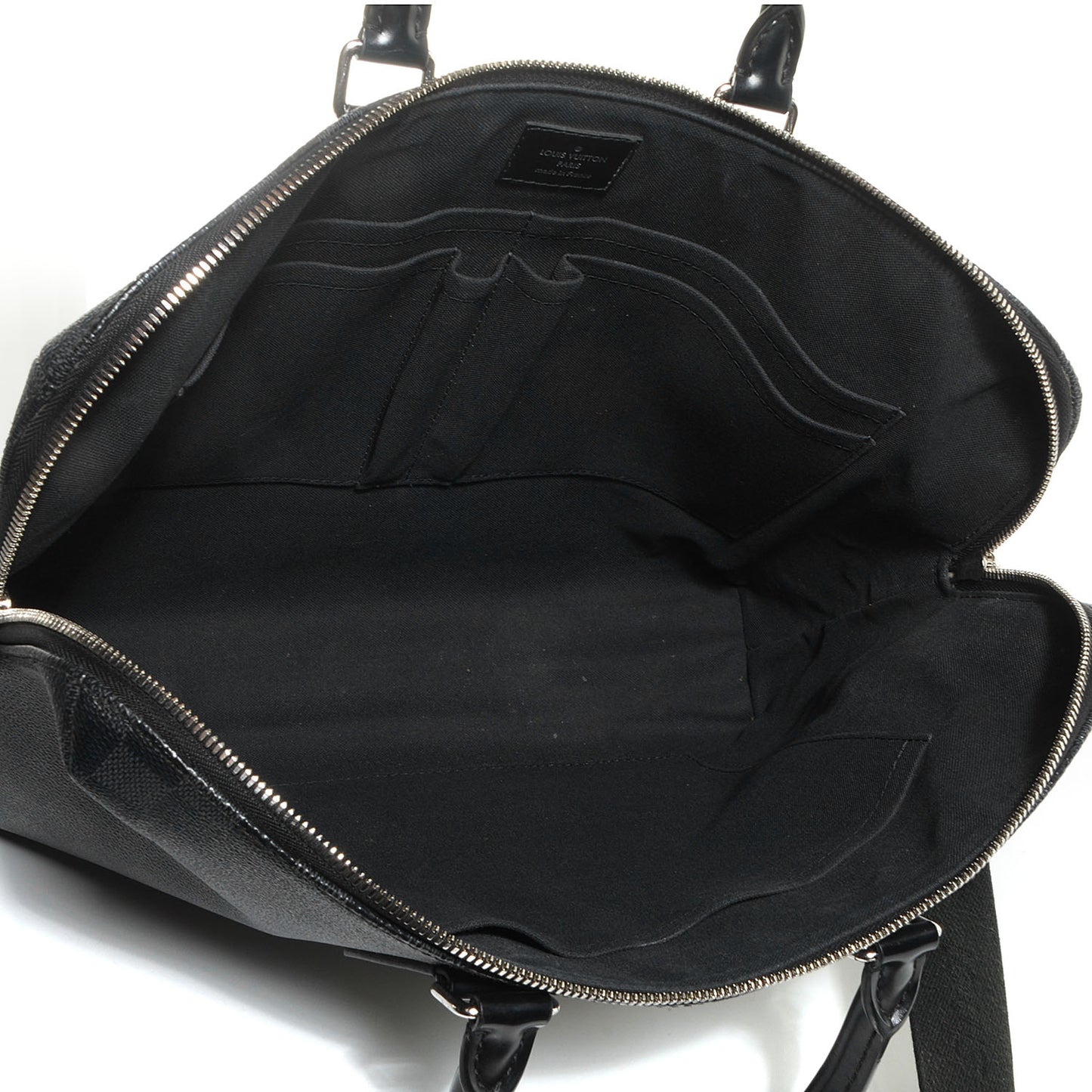 Damier Graphite Porte-Documents Jour