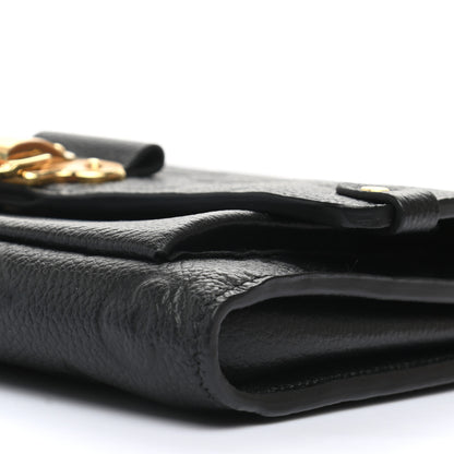 Louis Vuitton Empreinte Vavin Chain Wallet Black 5 of 11