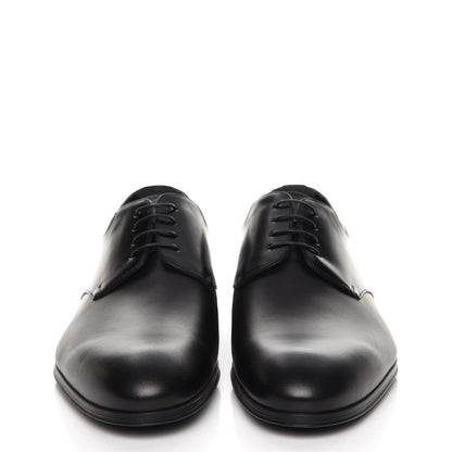 Louis Vuitton Lambskin Derby Lace Up Shoes 8 Black 2 of 9