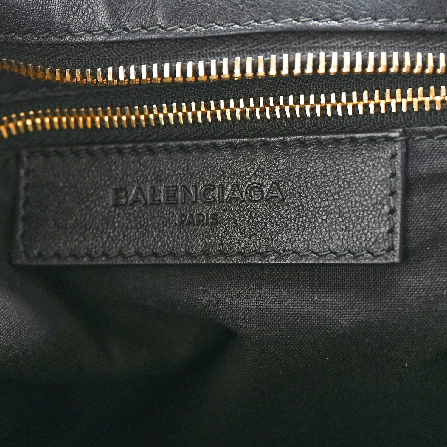 Balenciaga Veau Amp Plate Gold Hardware City Black 7 of 11