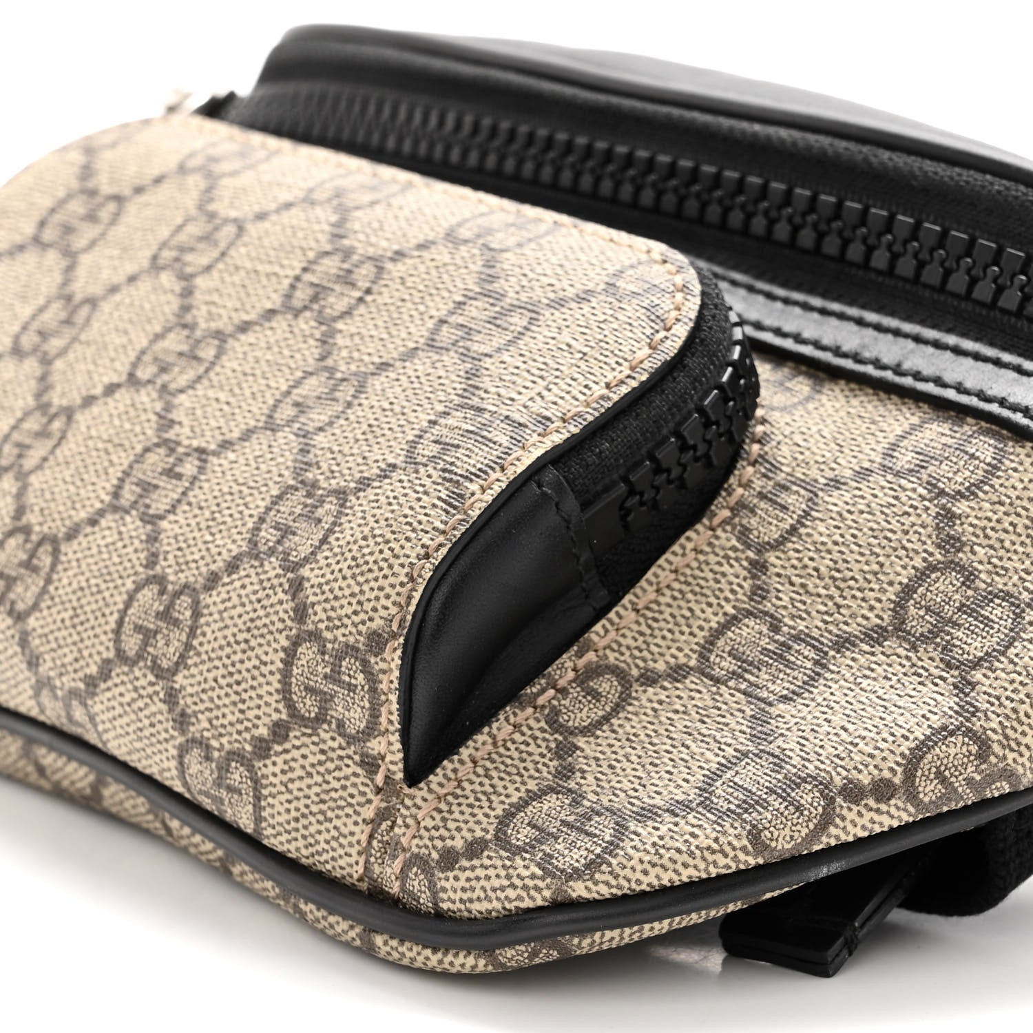 Gucci GG Supreme Monogram Belt Bag Black 11 of 11